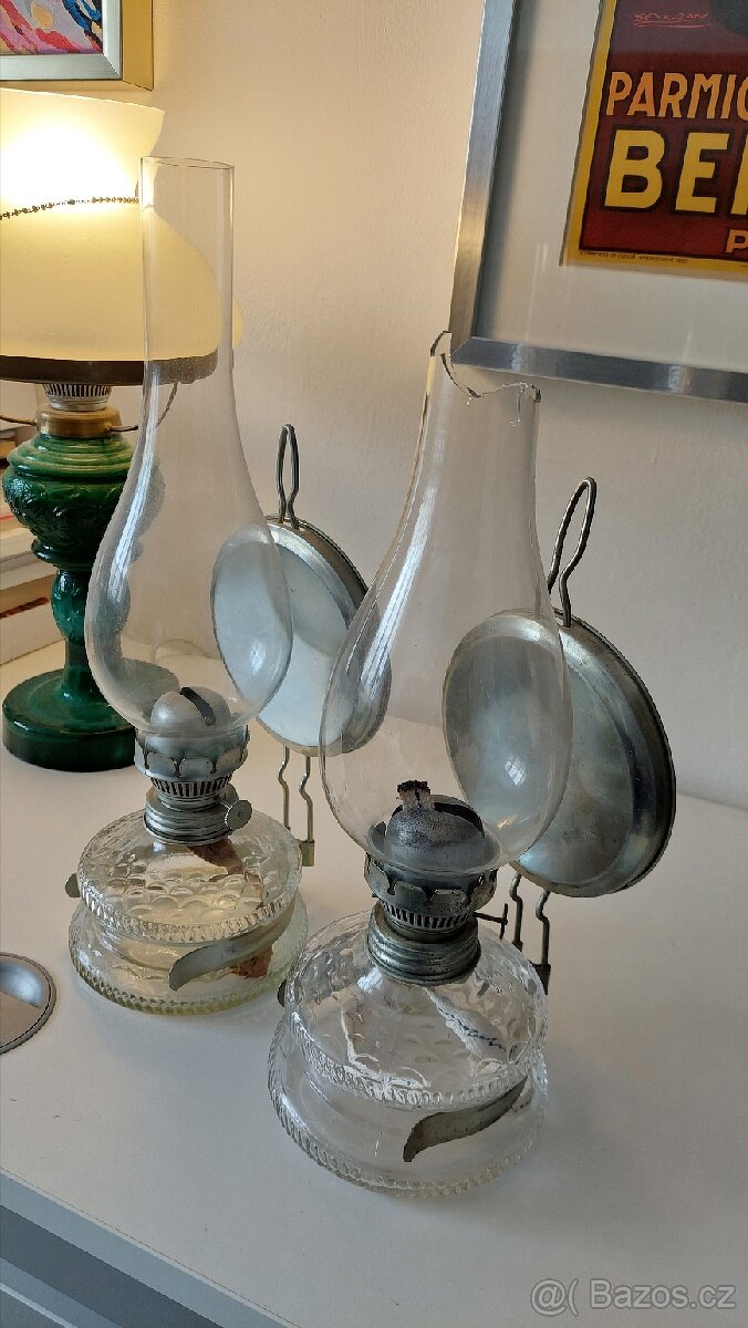 2 staré petrolejky, cena za obě - 2