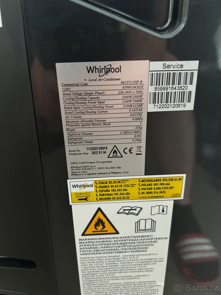 Klimatizace Whirlpool PACF212HP B - 2