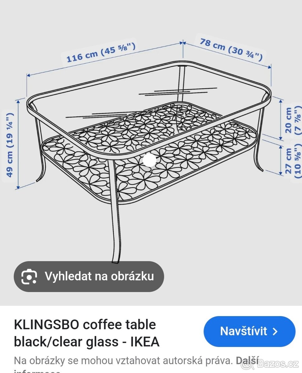 Konferenční stolek ikea - 2