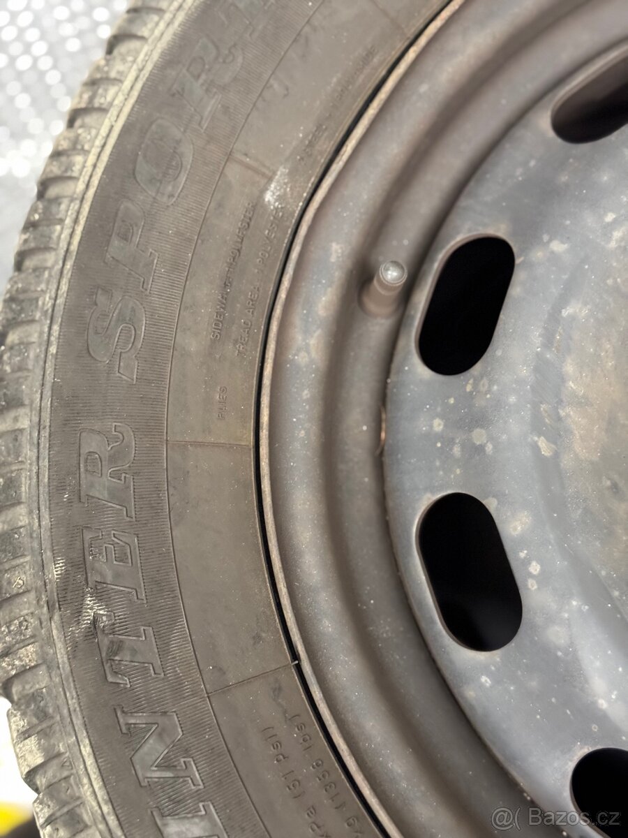 Sada plechové disky 195/65R15 - 2