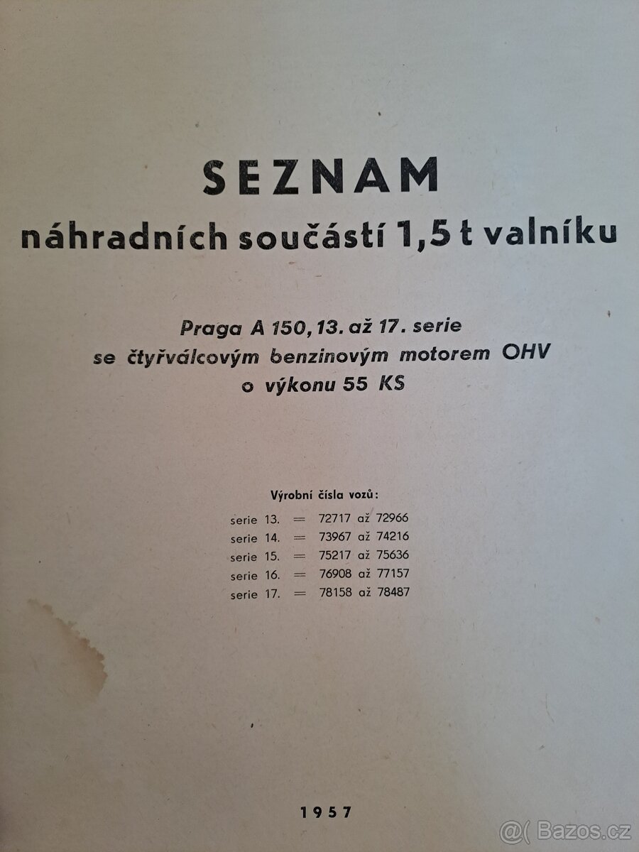 Praga A 150 1,5 t - 2