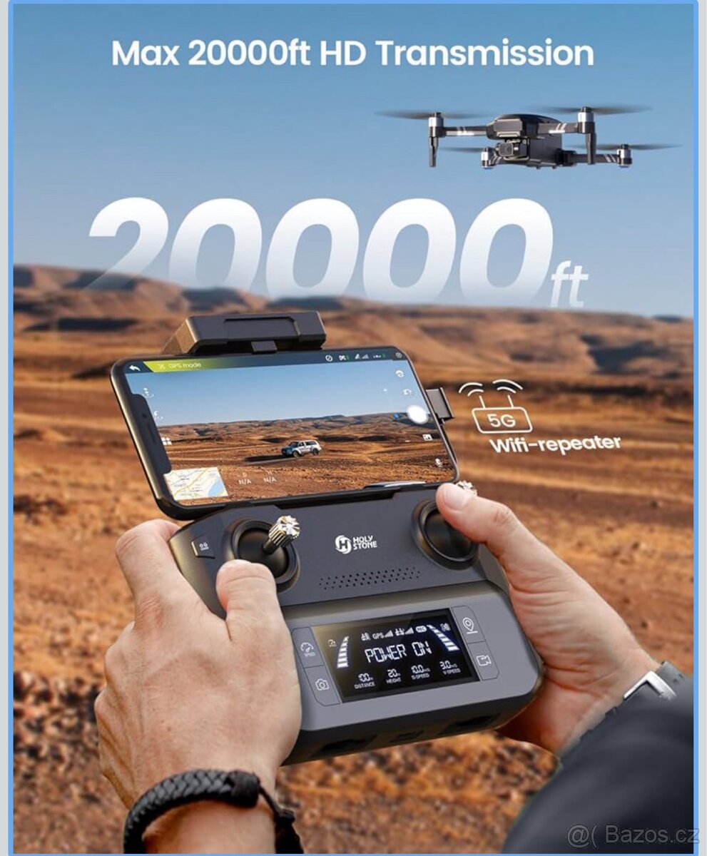 Holy Stone HS600 2-Axis Gimbal Drones with Camera 4K NOVÝ - 2