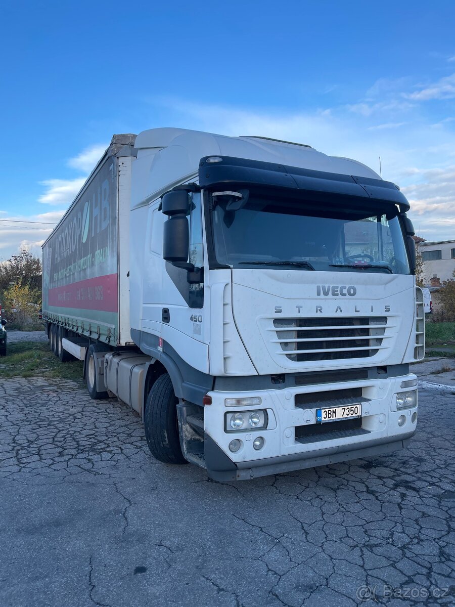 PRODÁNO :Iveco Stralis 2007, Euro 5, 572 000 Km + KRONE 2008 - 2