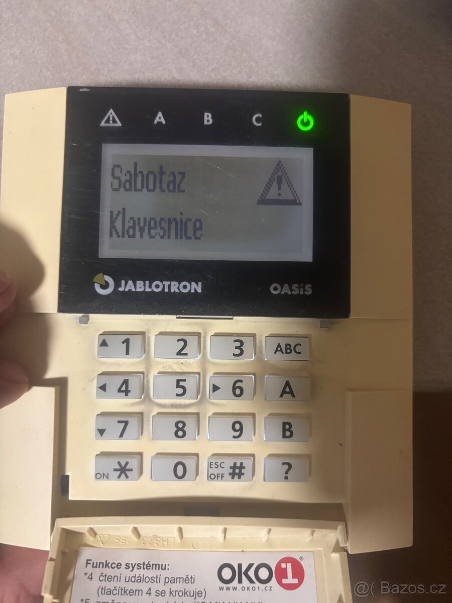 Zabezpečovací systém jablotron - 2