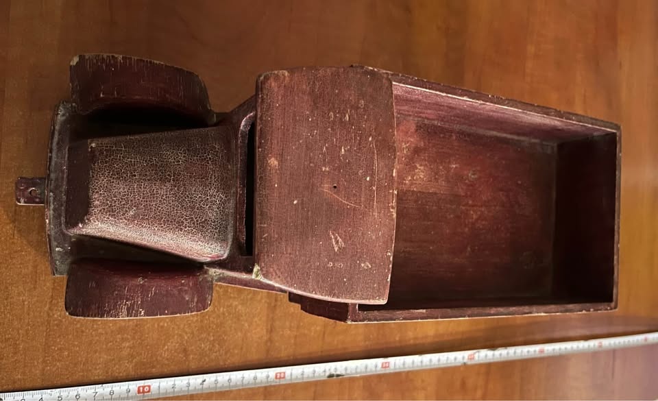 Starý velký dřevěný německý Mercedes (Německo, 40 cm) - 2