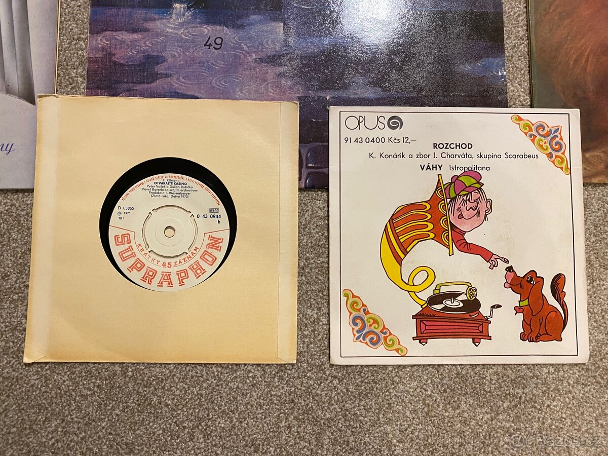 Mix veľkých a malých platní spolu za 300Kč - 2