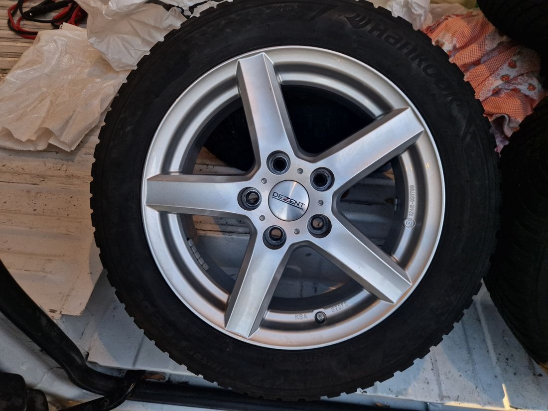 Alu kola 5x114 zimní pneu 205/55 R16 Hankook - 2