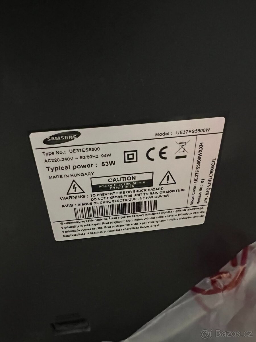 TV Samsung UE37ES5500W - 2
