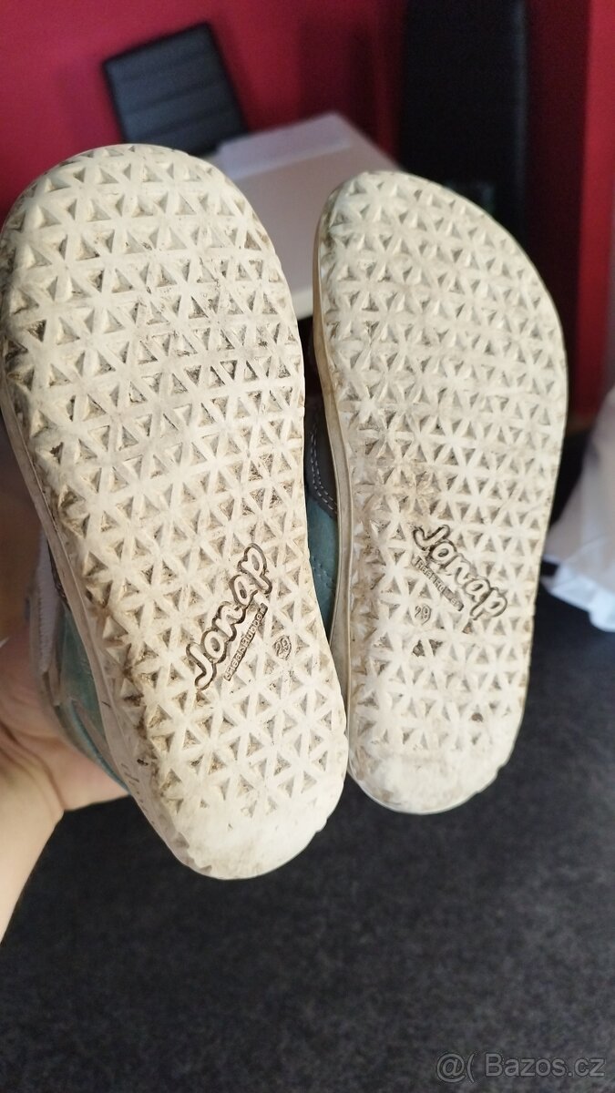 Zimní boty 29 s opravenou přezkou - 2