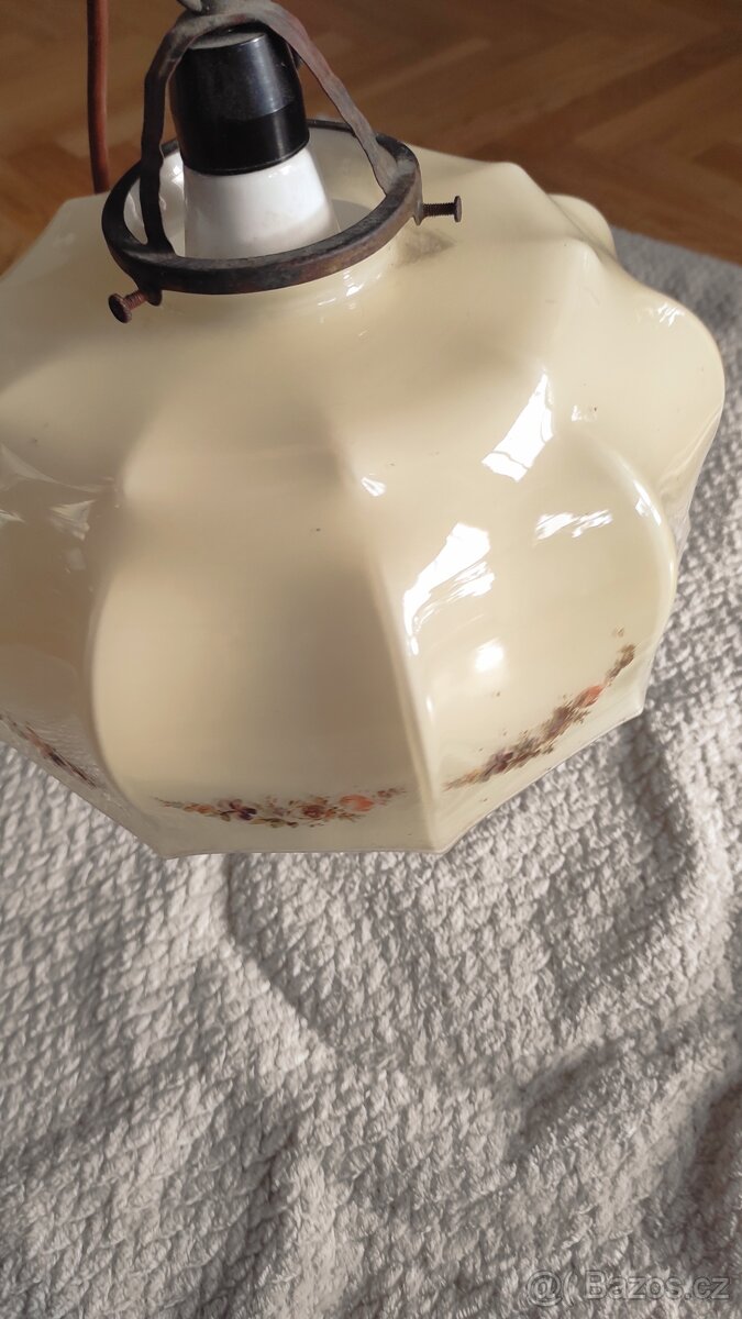 Starožitný stahovací lustr - 2