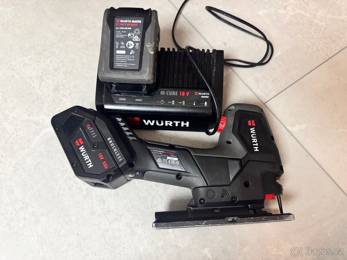 Aku přímočará pila WÜRTH ABS 18 Compact - 2