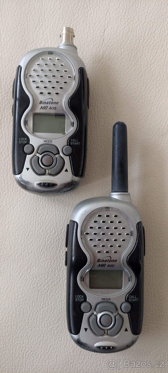2ks PMR 446 Binatone MR600 Twin, 8ch, 38 CTCSS - 2