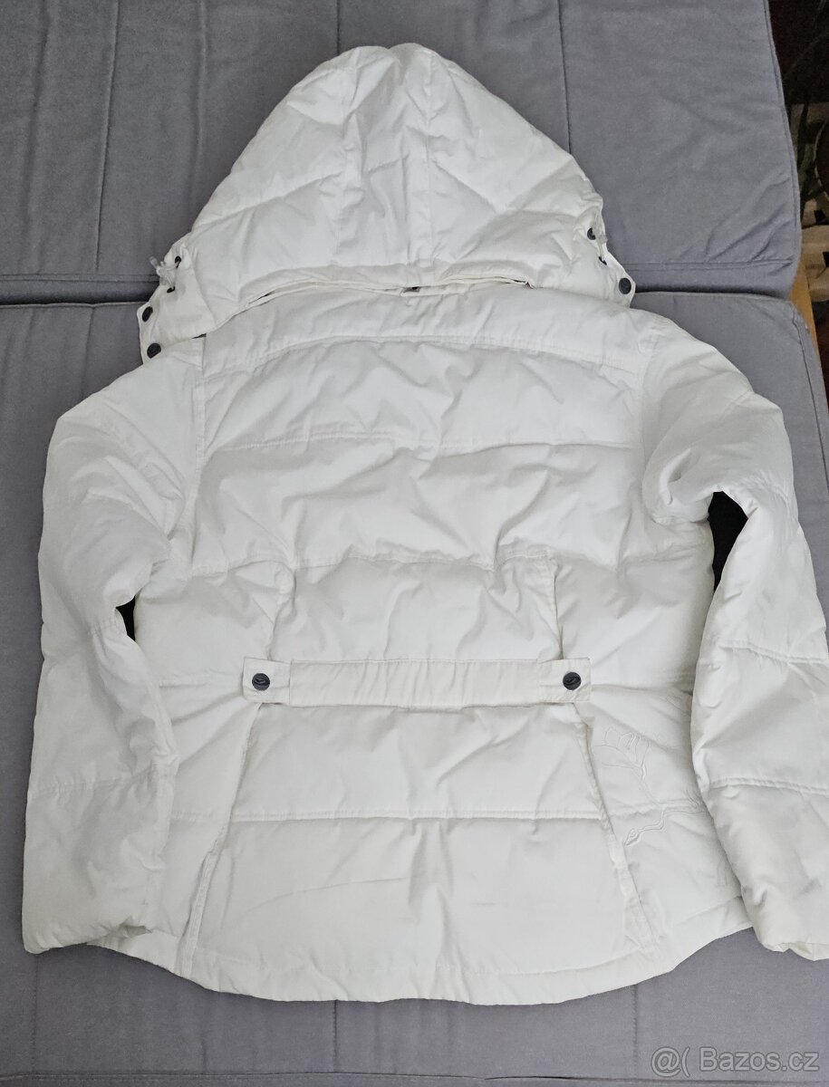 Dámská bílá bunda, velikost L - 2