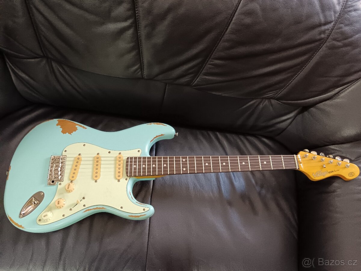 Kytara Vintage V6 Icon, SSS - 2