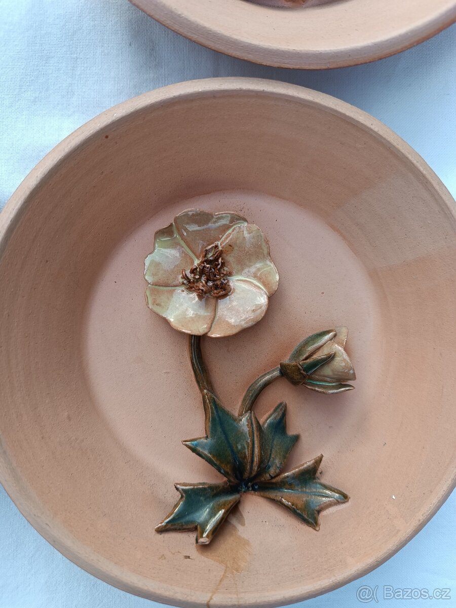 Keramické dekorační talířky - 2