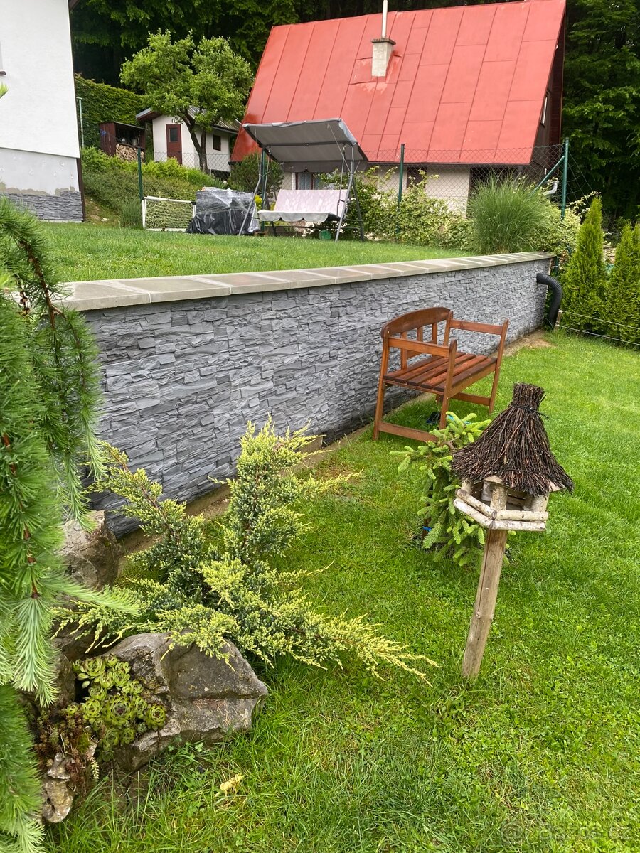 Betónový obklad - skála - antracit - 2