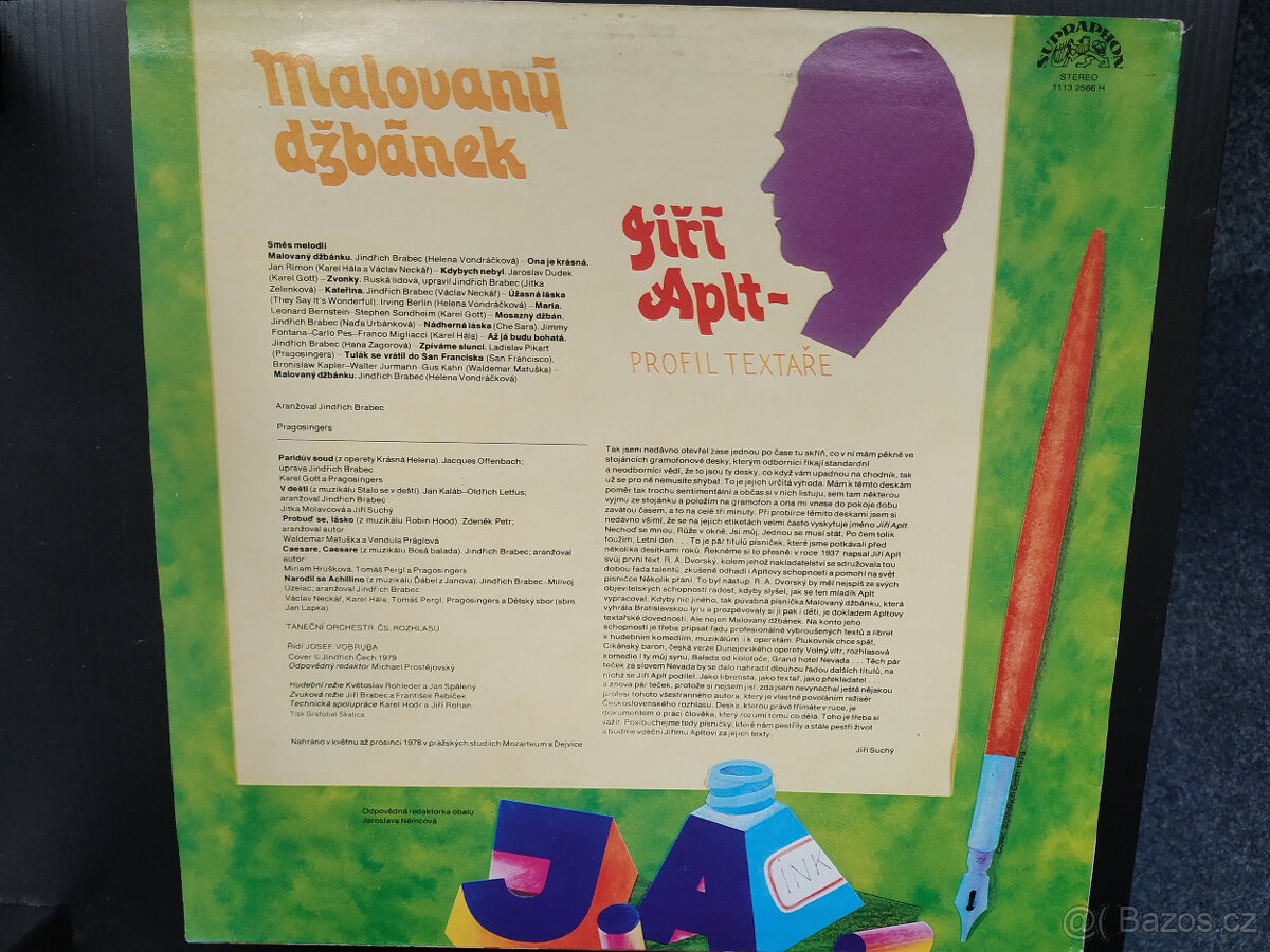 Discobolos Album Supraphonu Benefice - 2