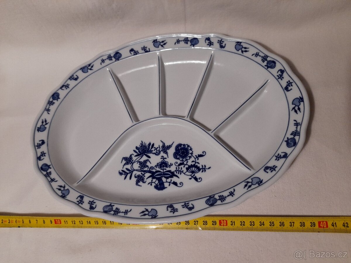 Cibulák Talíř dělený 35 cm - 2