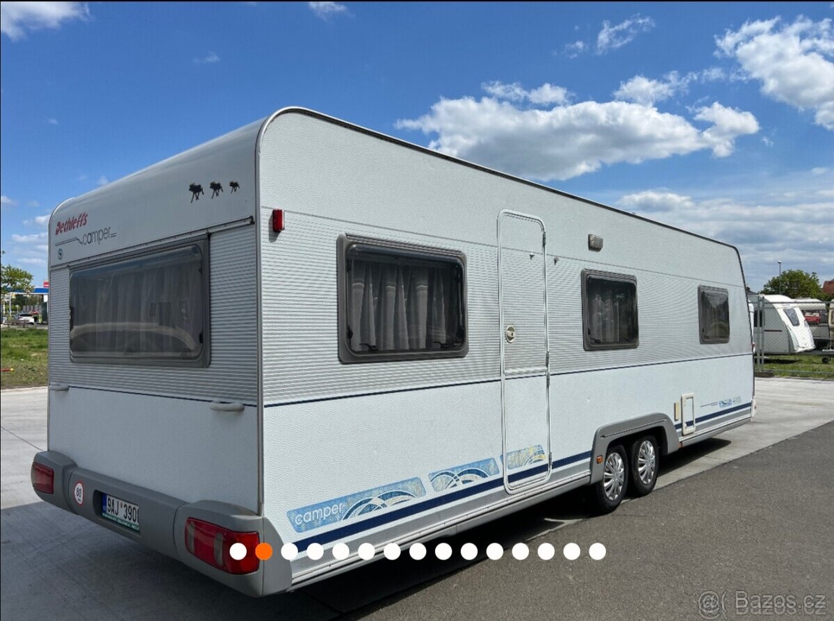 Karavan Dethleffs 650 - 2osy, předstan - 2