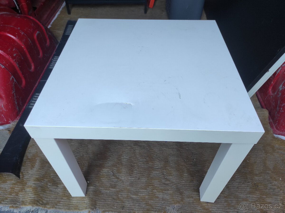 2x stolek IKEA + deska navíc - 2