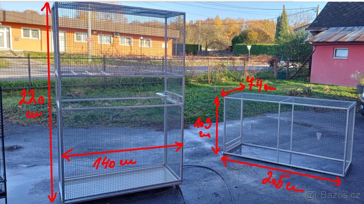 Ptačí klec, voliéra ,Ptačí voliéra - 2