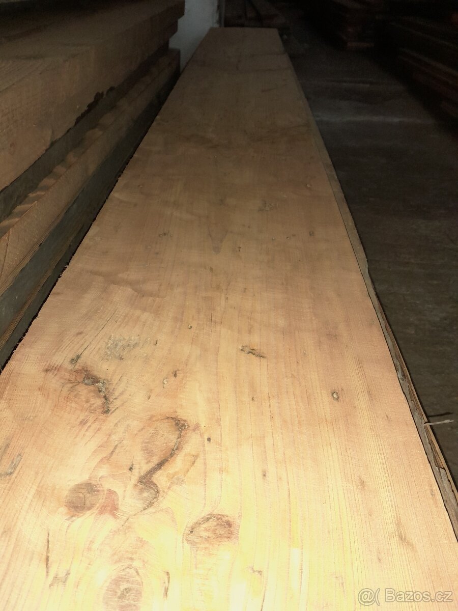 Prodám extra široké podlahové fošny. - 2