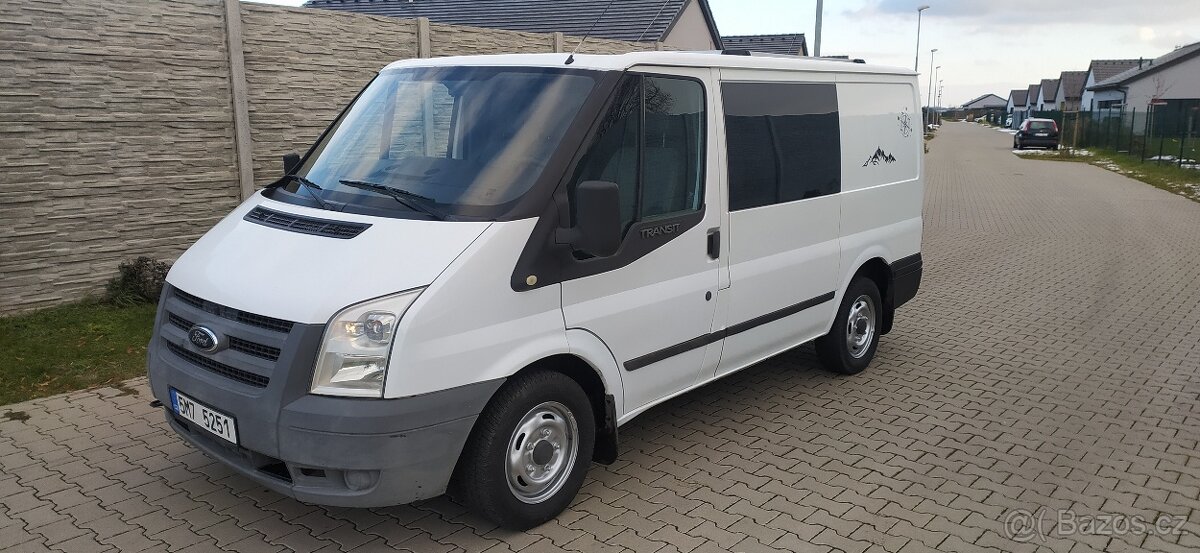 FORD TRANSIT 260S 2,2TDCi63kwrv9/2009,6 MÍST+SPANÍ OBYTNÝ - 2