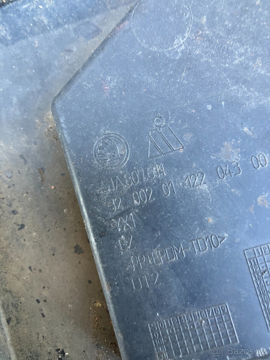 spoiler predniho narazniku Skoda Rapid 5JA807611 - 2