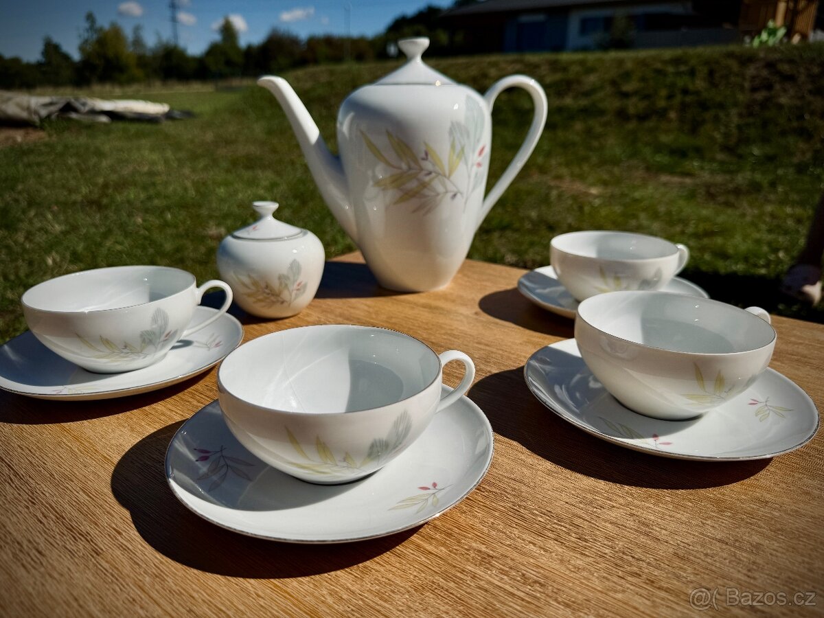 Čajová souprava Arzberg Germany – vzor 473, 60.–70. léta - 2