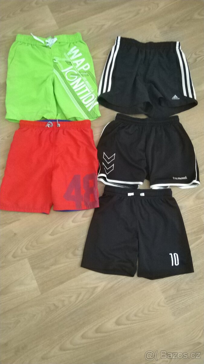 8x kraťasy, šortky, vel. 7-9 let, 128-134 - 2