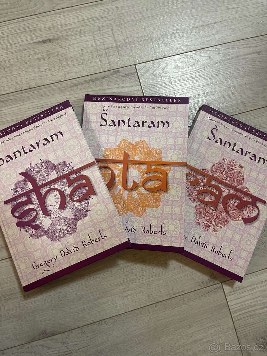 Kniha Shantaram - 3 díly - 2