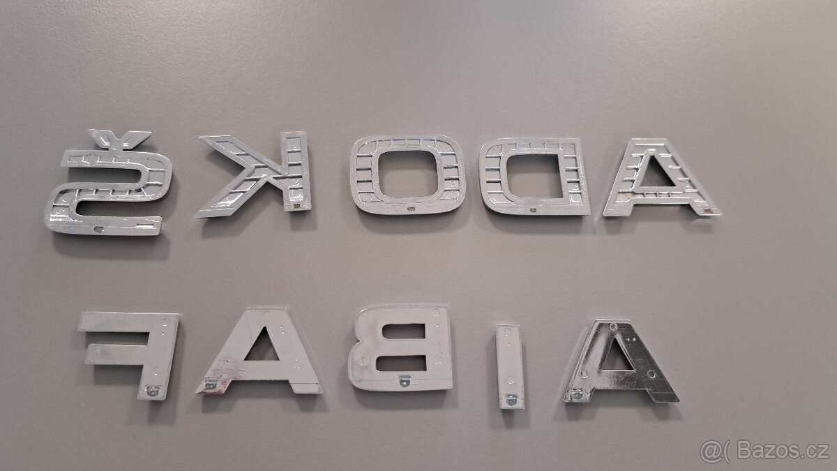 Nápis ŠKODA + FABIA - 2