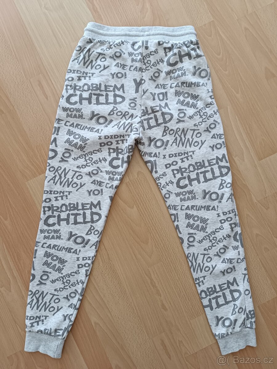 Bavlněné tepláky Simpsons, vel. 10-12 let - 2