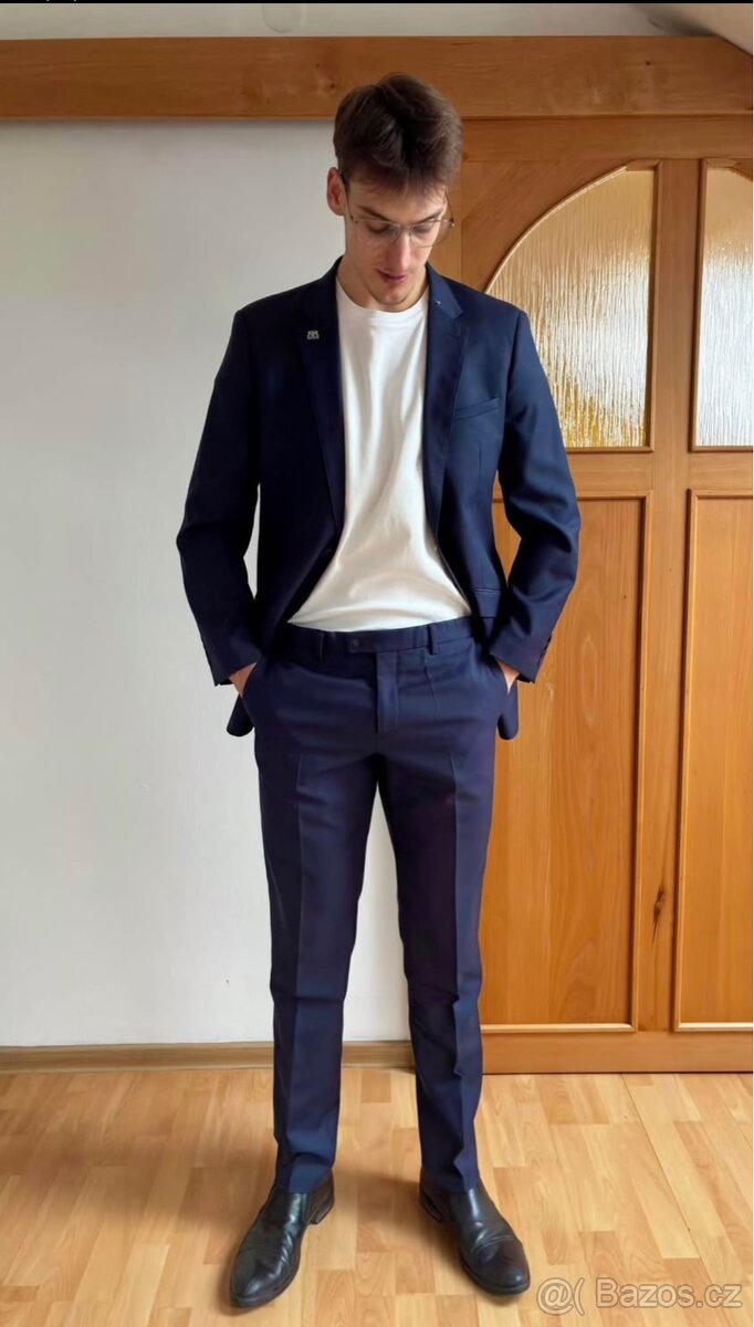 Pánský oblek BANDI 50/182 Tailored Fit - 2