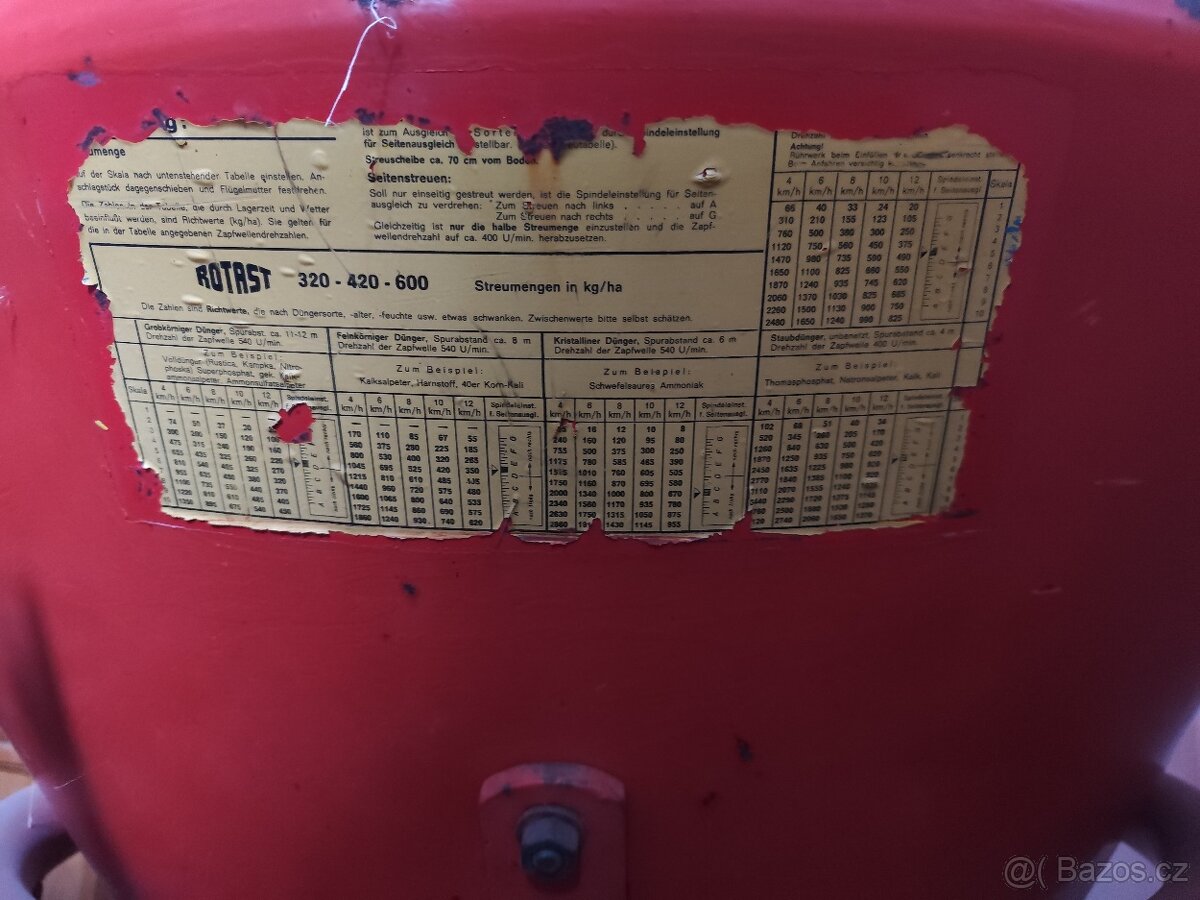 Rozmetadlo průmyslových hnojiv - 2