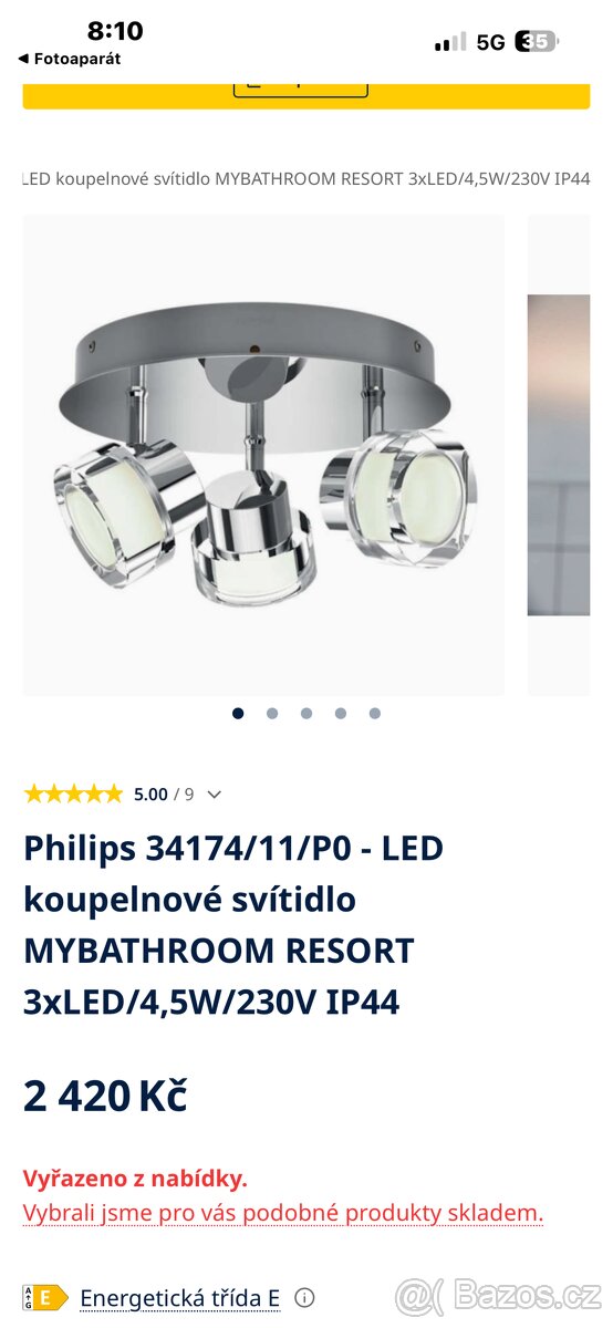 Prodám svítidlo philips - 2