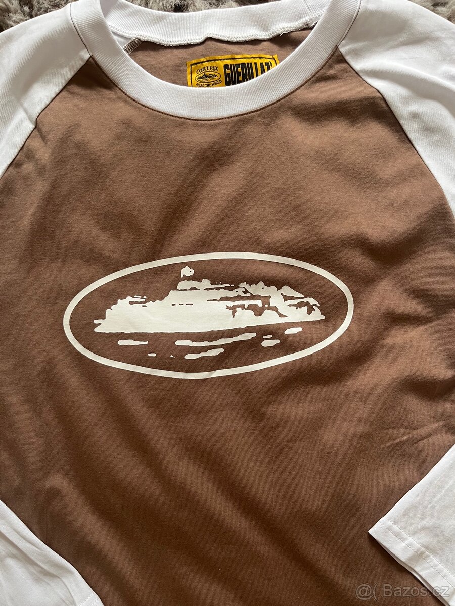 Corteiz – Brown & White Raglan Long Sleeve - 2