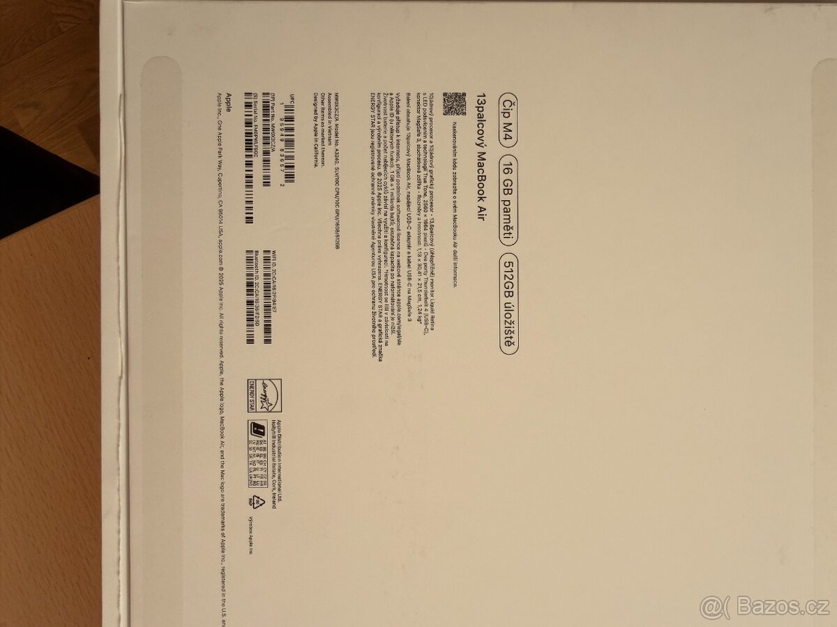 MacBook Air 13 M4 - nepoužitý - 2