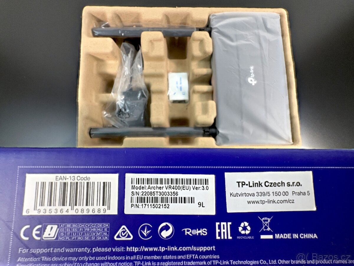 TP-LINK Archer VR400 VDSL2 modem router - 2