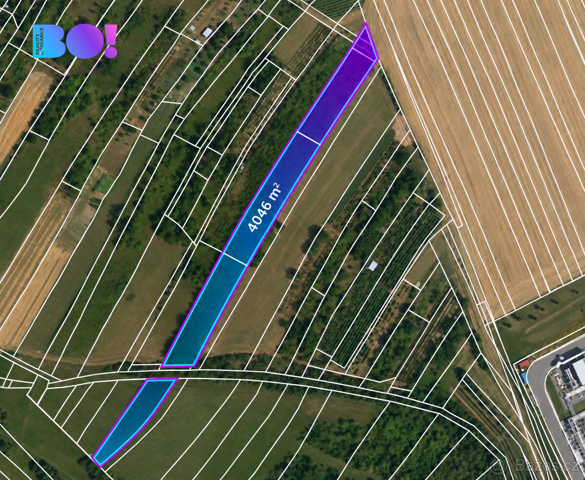 Prodej zemědělské půdy 4046 m², Dambořice - 2