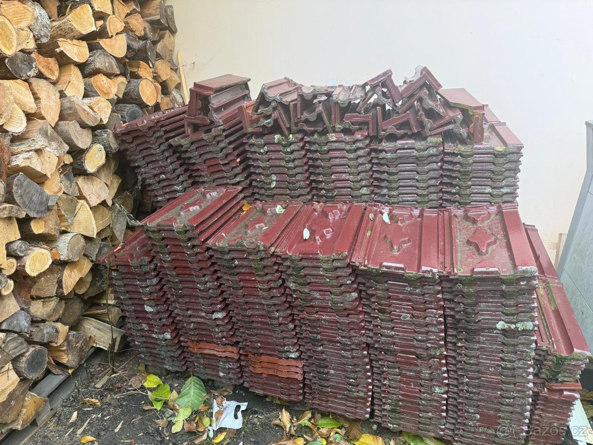 Střešní tašky - pologlazované - 2