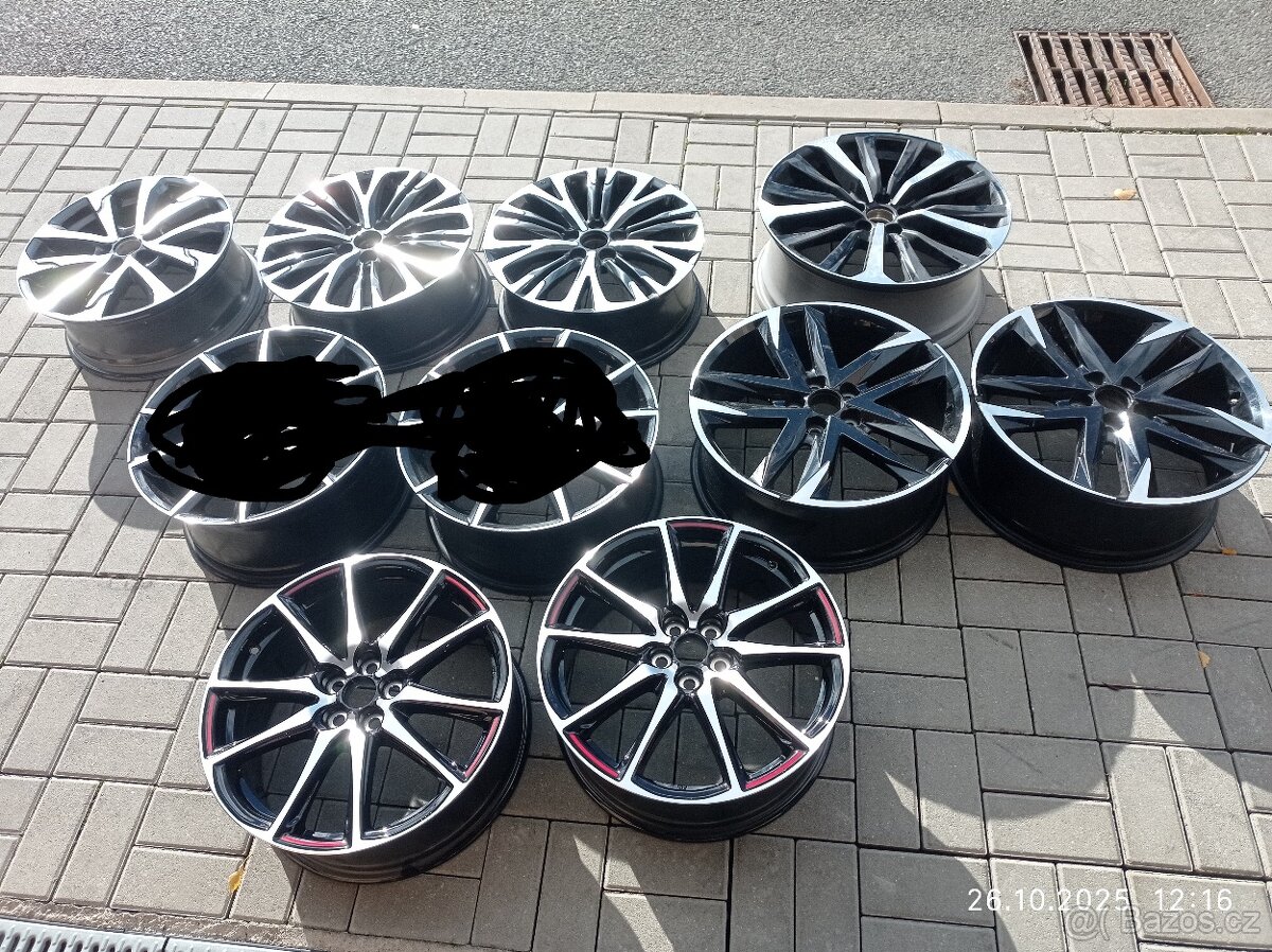 Kusové al disky nové, pouzite TOYOTA, SKODA, VOLVO - 2