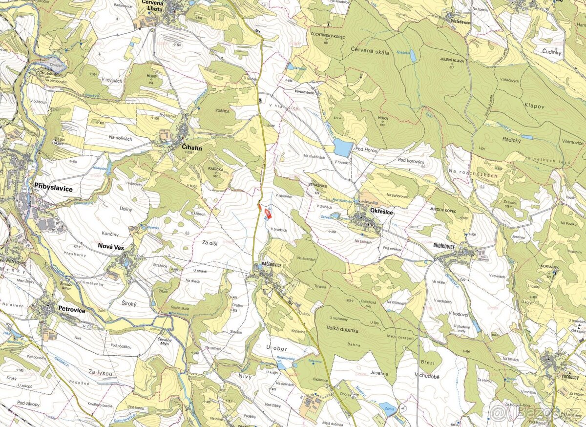 Zemědělská půda, prodej, Račerovice, Třebíč - 2