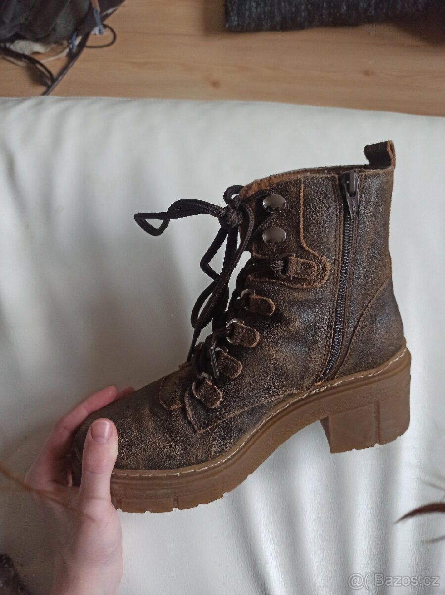 Kožené kotníkové boty - 2