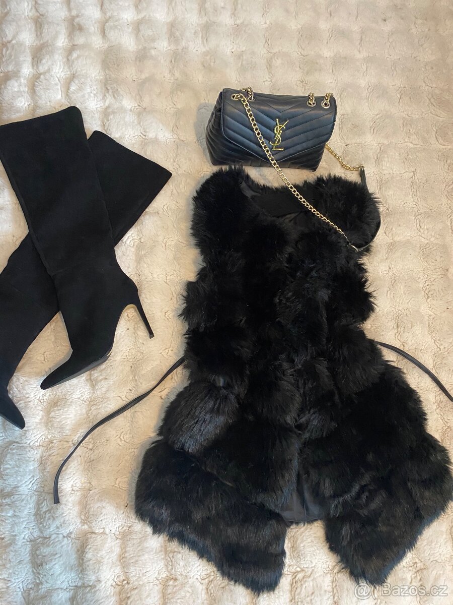 Guess kozisek vesta cerna kozesinova kabat 38 - 2