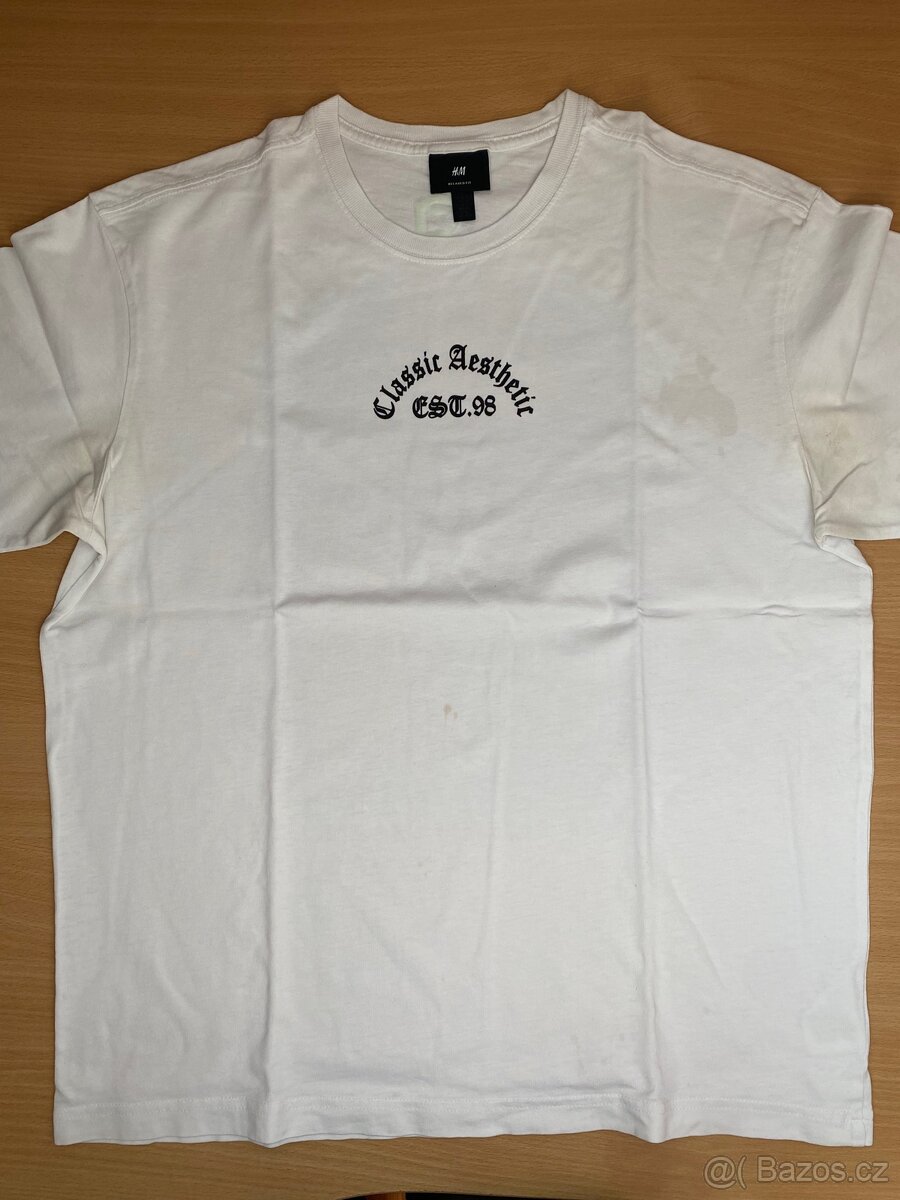 Tričko HM vel. M Bílé - 2