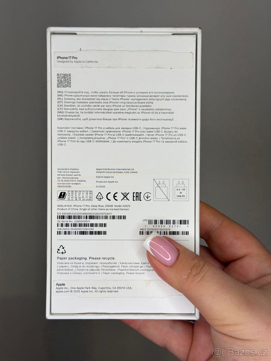 iPhone 17 Pro Deep blue 256 GB Open box - 2