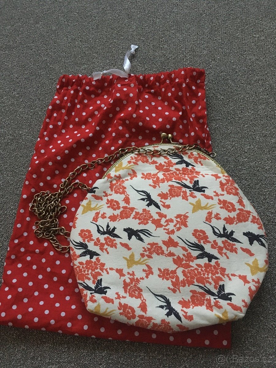 Orientální hedvábná kabelka - nová - 2