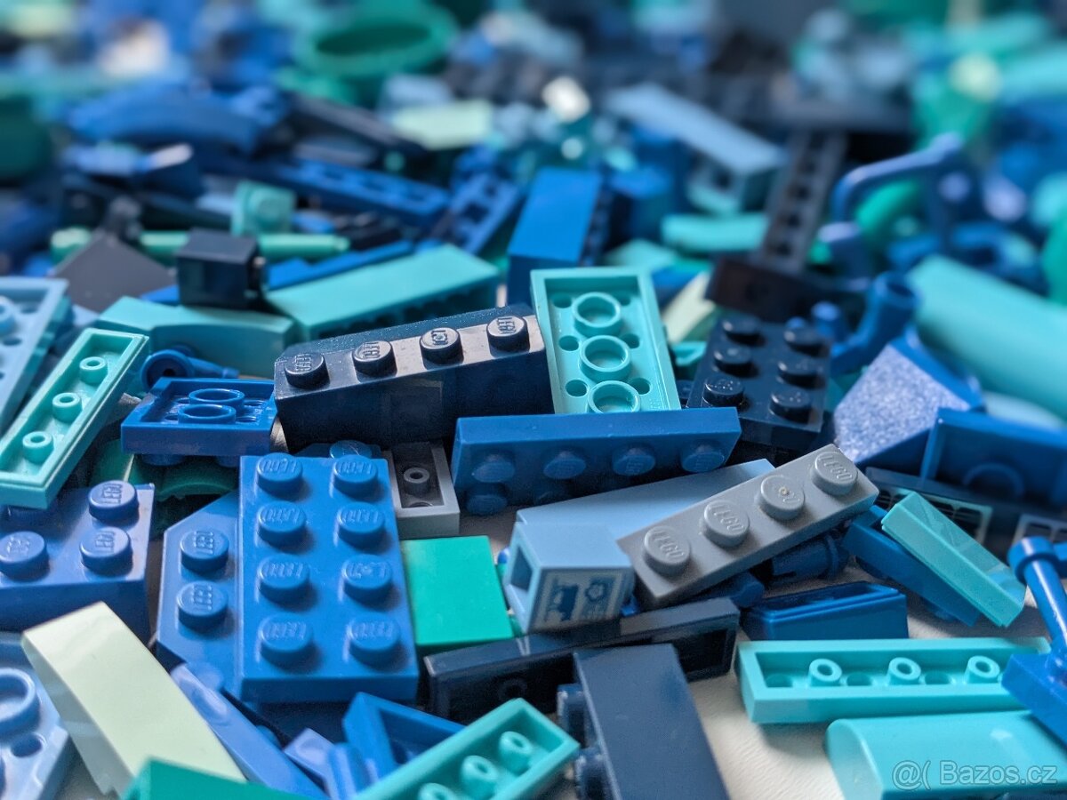 Lego dílky - modré - 2