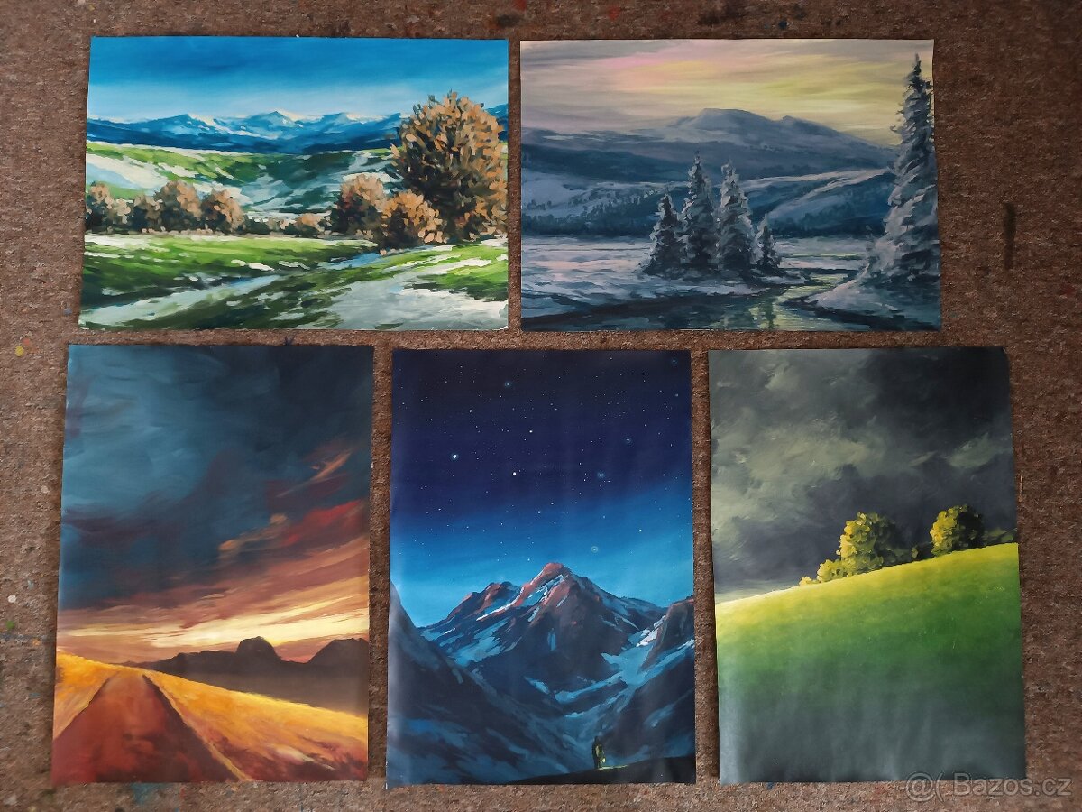Akrylové obrazy 60x40 - 2